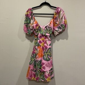 Fashion Nova Pink Floral Mini Dress